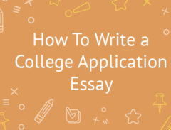 college application essay