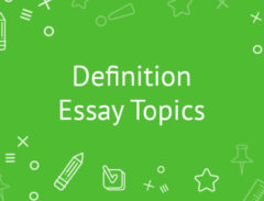 how to write definition essay