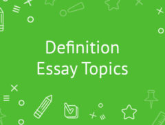 definition essay topics