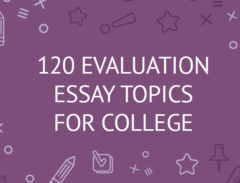 evaluation essay topics