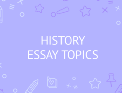 history essay topics