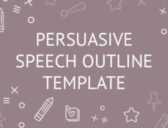 persuasive speech outline template