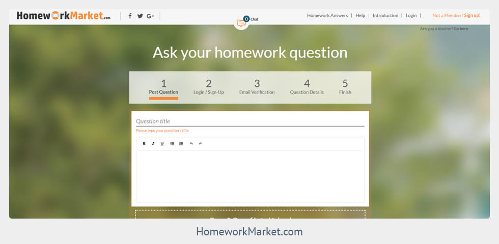 homeworkmarket.com review