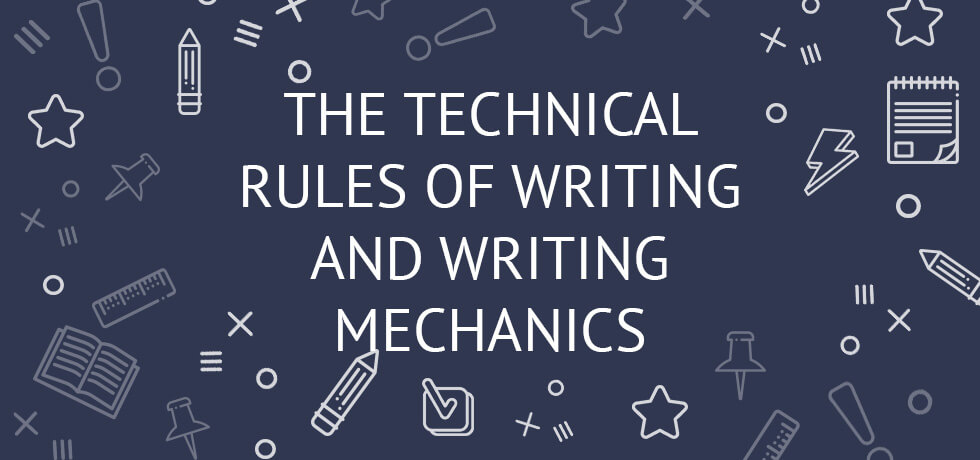 technical rules of writing