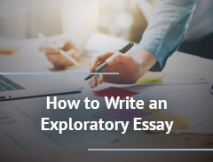 how to write an exploratory essay