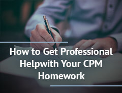 How to Get Professional Help with Your CPM Homework