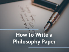Writing a philosophy essay