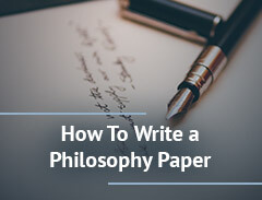 How To Write a Philosophy Paper