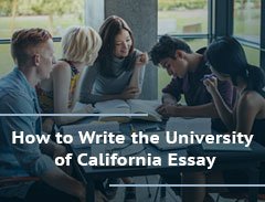 How to Write the University of California Essay