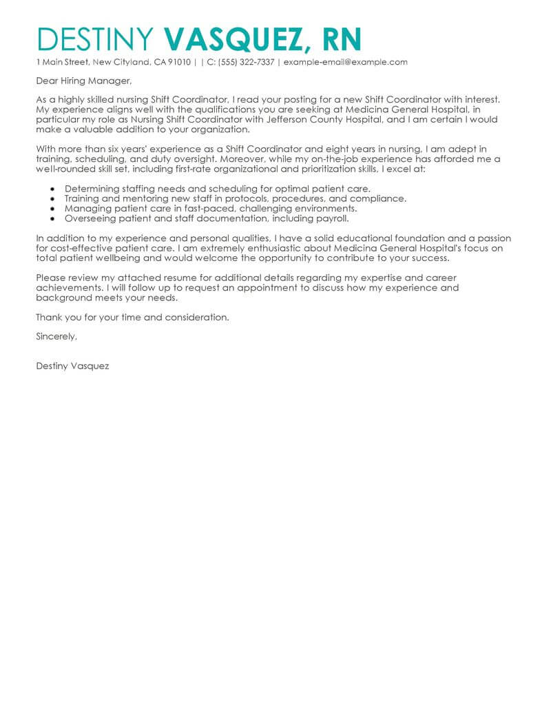 Amazing Healthcare Cover Letter Examples Templates From Our Writing Service