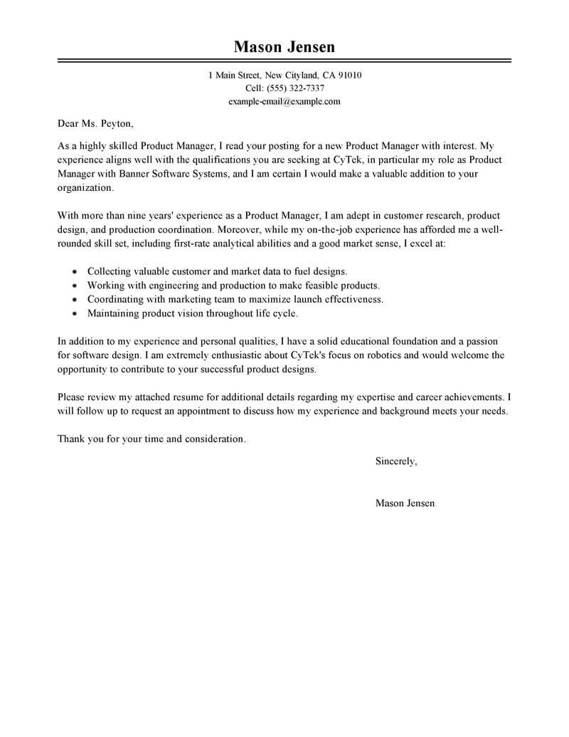 Essay cover letter examples