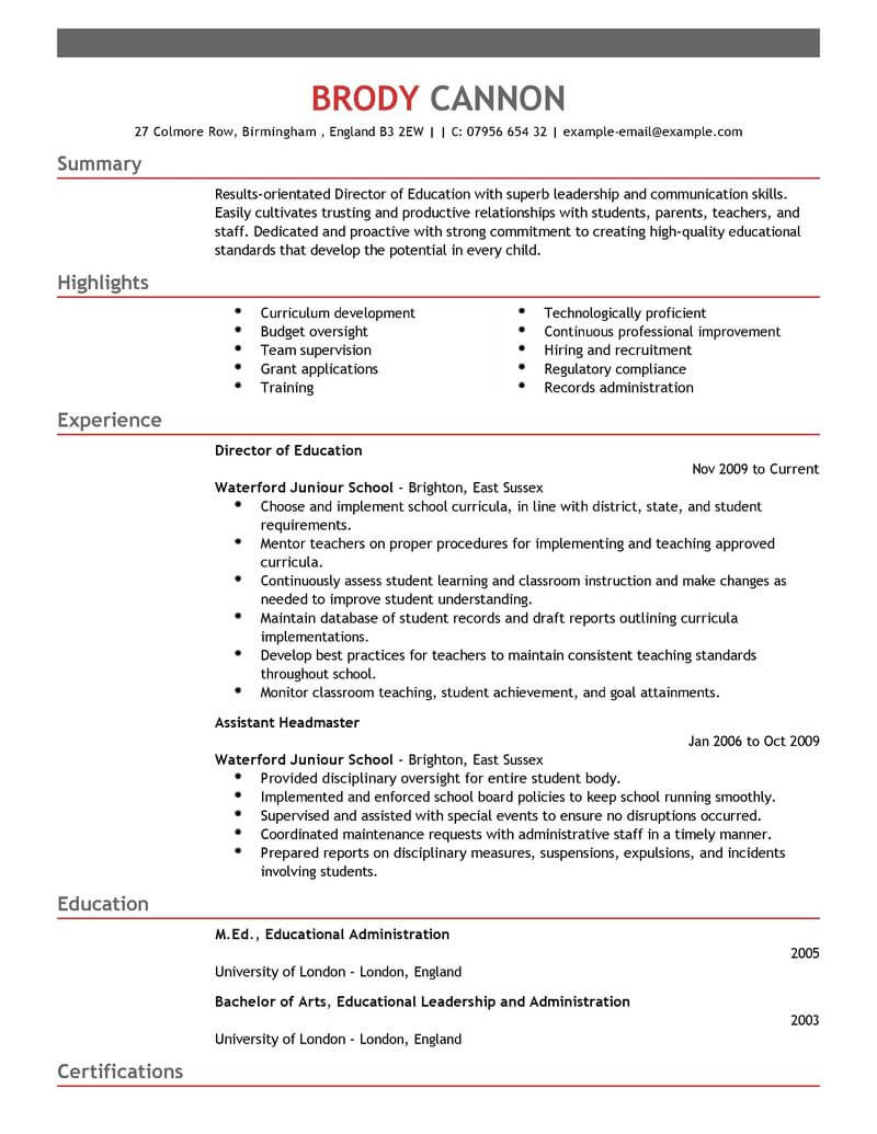 Best resume writing services for educators quotes