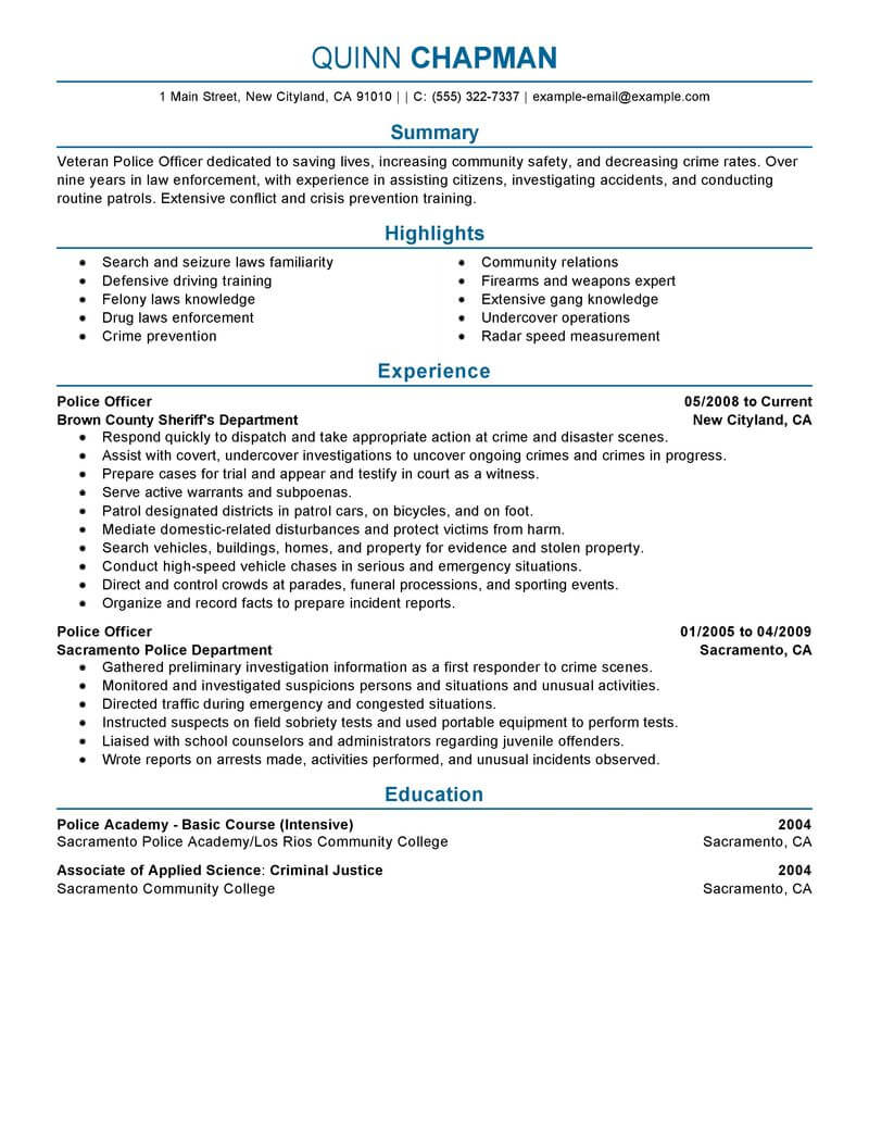 job-description-for-police-officer-resume-resume-example-gallery