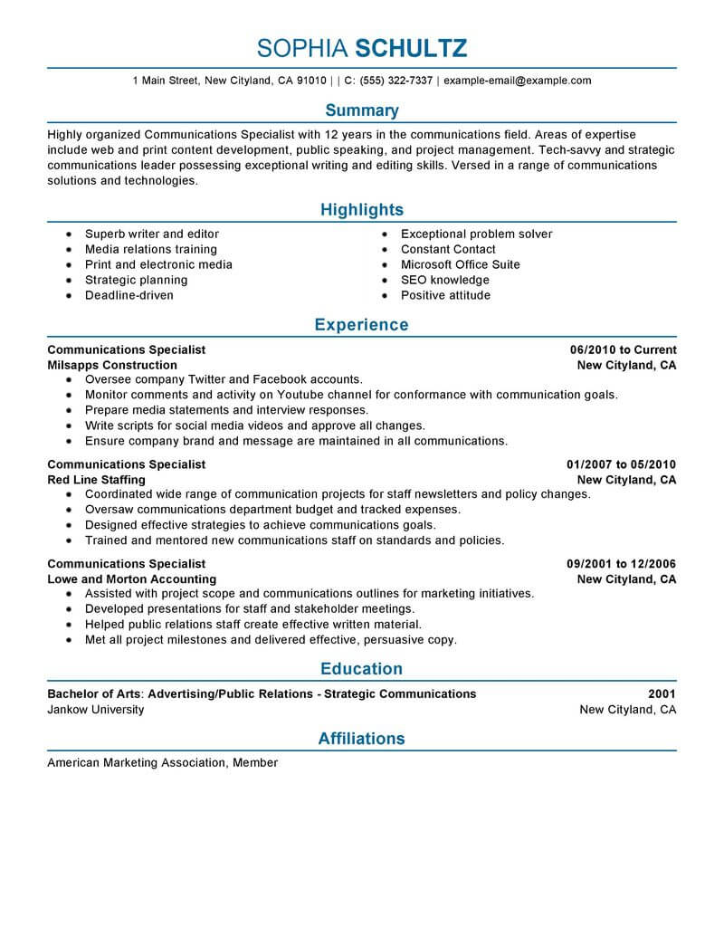 Professional resume service online best