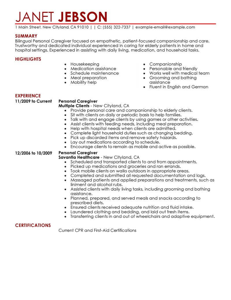 best-personal-care-resume-example-from-professional-resume-writing-service