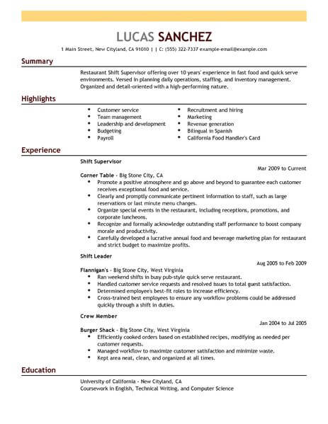 best-shift-supervisor-resume-example-from-professional-resume-writing