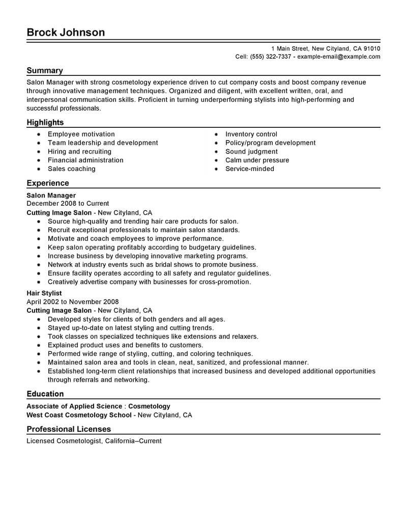 Art project manager resume